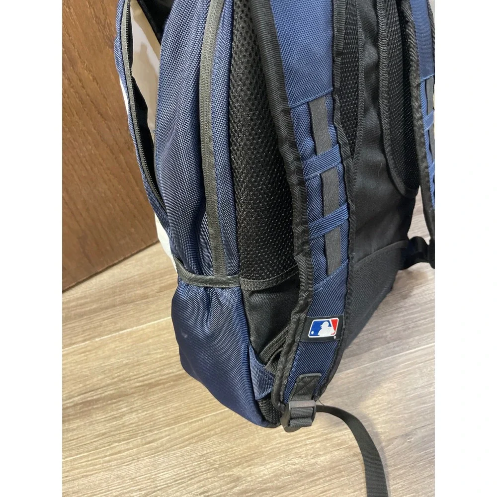 New York Yankees MLB Backpack Navy Blue White Laptop Sleeve Sport Bag